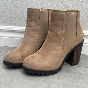 Tan boots